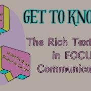 Get To Know The Rich Text Editor In Focus