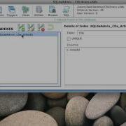 4 SQLiteAdmin Creating Indexes