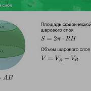 11 класс Геометрия Сфера и шар Объем шара и площадь поверхности 05 05 2020