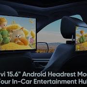 AINAVI 15 6 Inch Android Headrest Car Monitor Screen Mirroring 4k Video Playback Support