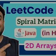 LeetCode 59 Spiral Matrix II Java Code Step By Step Solution ह द म