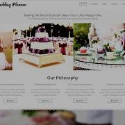 Wedding Planner Website Template By WT 53242
