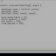Java Video Tutorial 3 Variables And Arithmatic Part1