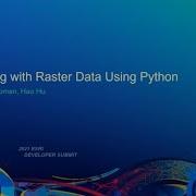 Working With Raster Data Using Python