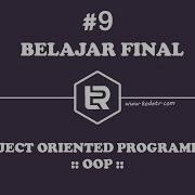 Belajar FINAL Pada Pemrograman Java Berorientasi Objek PBO OOP Part 9
