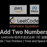 2 Add Two Numbers LeetCode 2 Python Code Sentinel Node Time Space Complexity 程序员面试