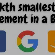 Kth Smallest Element In A Bst 4th Smallest Element In A Bst Leetcode Python Leetcode 230