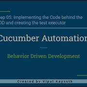 Step 5 Cucumber Selenium Java Code Behind Implementation And Test Executor