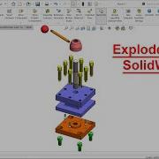 Exploded View In Solidworks Square Tool Post