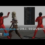 How To Put Motion Blur In OBJ Sequence For Element 3D II Tutorial II After Effect