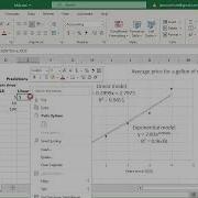 Linear And Exponential Projections In Excel