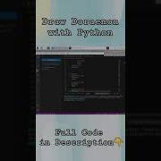 How To Draw Doraemon With Python Shorts Tutorials Point Python Script