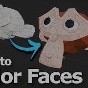 Blender как раскрашивать объекты и менять цвет лиц