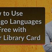 How To Use Mango Languages For Free With Your Library Card