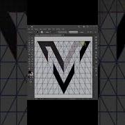 Design M V Letter Logo With Grid Adobe Illustrator Tutorial