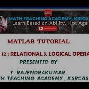 MatLab Lesson 12 Relational And Logical Operators