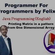 ISC Computer Science Practical Examination 2019 Matrix Pattern Question Solved
