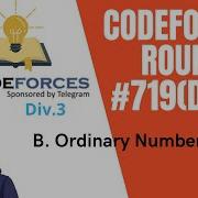 Codeforces Round 719 Div 3 B Ordinary Numbers Explanation In Hindi
