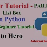 How To Create And Use LIST Box Widgets In Tkinter Python Beginners Tutorial In Hindi Urdu