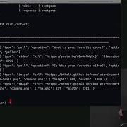 27 JSON In PostgreSQL