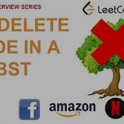 Delete Node In A BST Leetcode 450 Amazon Google Facebook Interview Question