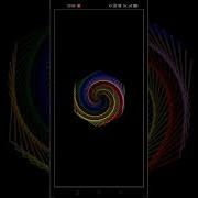 Designing Rainbow Benzene With Turtle In Python Pydroid3 Turtlegraphics Turtle Python Ytshorts Code