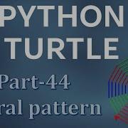 Python Turtle Coding Spiral Pattern Project