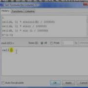 Auto Recalculation Of Million Rows In MagicPlot
