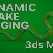 3ds Max Snake Rigging Dynamic Animation Tutorial