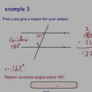 Angles Parallel Lines Corbettmaths