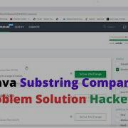 Java Substring Comparison Problem Solution HackerRank