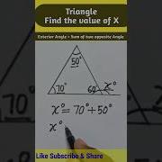 Triangle Find The Value Of X Angle Sky Struggle Education Short