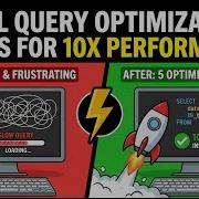 5 SQL Query Optimization Tricks For 10x Performance