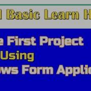 How To Create Your First Program Using Microsoft Visual Basic 2010