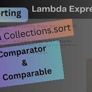 Sorting Of Custom Class Sort Comparator Comparable Comparator With Lambda