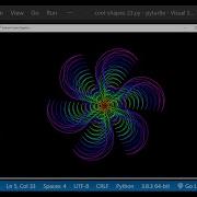 Python Turtle Graphics 33 Cool Shape Drawing Python Turtle Coding Video Learnonpy