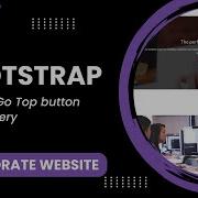 Bootstrap 13 Work On Go Top Button Using JQuery