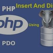 Insert And Display In Mysql Using PHP PDO