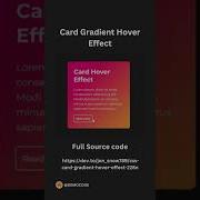 CSS Card Gradient Hover Effect Animation Css Threejs Coding Developer Cssanimation