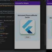 Flutter Animations Using Animated Physical Model Widget