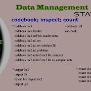 Codebook Inspect Count STATA Data Management Econometrics Melody U Graduate Mphil Phd