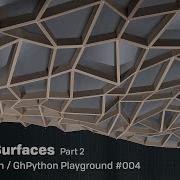 RhinoPython GhPython Playground 004 Waffle Surfaces Part 2