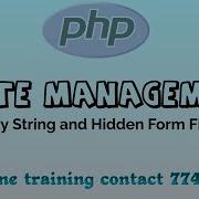 State Management In PHP Explained In Hindi Query String Hidden Form Fields In PHP