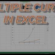 EXCEL TUTORIAL HOW TO DRAW MULTIPLE CURVE IN EXCEL