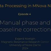 Phase And Baseline Correction In MNova NMR