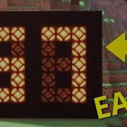 World S SMALLEST 7 Segment Display In Minecraft Bedrock