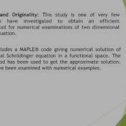 On The Numerical Solution Of Two Dimensional Schrodinger Equation IJMR 61 1 12