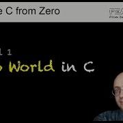 Tutorial 1 Hello World In C
