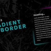 Pure CSS Gradient Border Encrypted Code