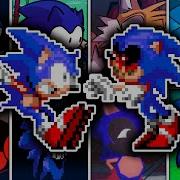 Confronting Yourself Final Zone But Different Sonic Characters Sings Sonic Exe FZ FNF Cover
